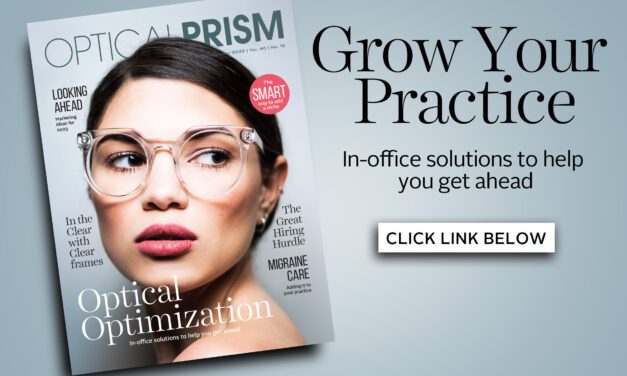 Optical Optimization – In-office solutions to help you get ahead