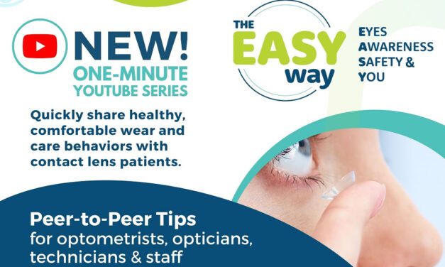 “EASY Does It” Video Series Spotlights Contact Lens Wear-and-Care Tips