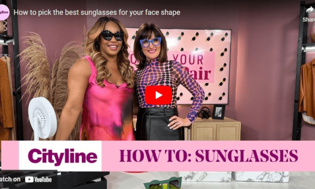 Our very own Eyewear expert Wendy Buchanan shows us how to pick the perfect pair of sunnies on Cityline television segment!