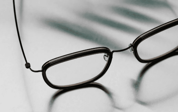 Acetate rims take Lindberg eyewear to a new level of barely-thereness