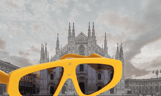 La marque égyptienne Nile eyewear lance des lunettes de soleil sunburst à la semaine du design de Milan 2024